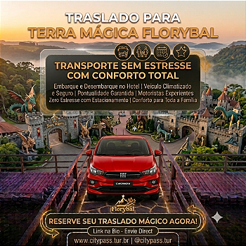 Terra Mágica Florybal - Transfer (Ida e Volta)
