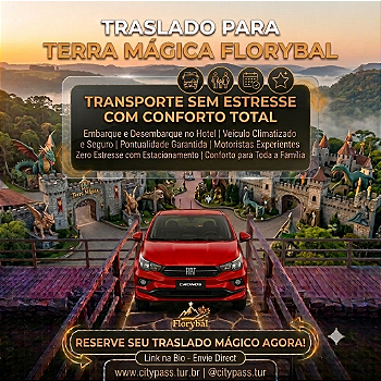 Terra Mágica Florybal - Transfer (Ida e Volta)