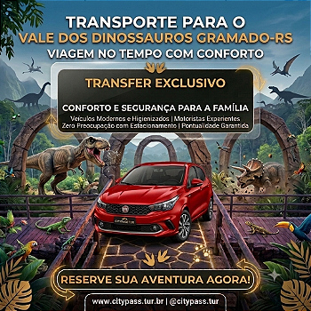 Vale dos Dinossauros - Traslado