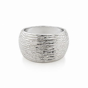 Bracelete Grosso Prateado