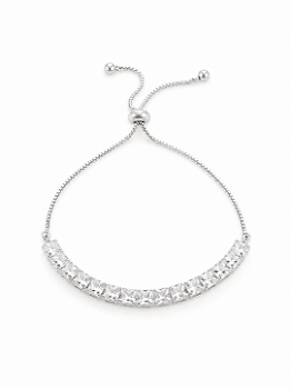 Pulseira Gravata Folheada Prata Lumend