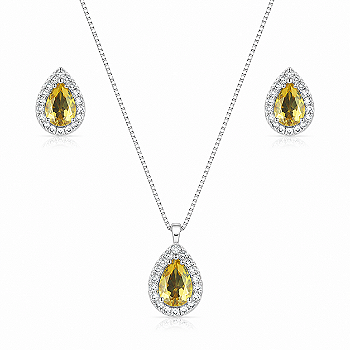 Conjunto gota amarela