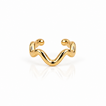 Piercing Fake Folheado a Ouro Lumend