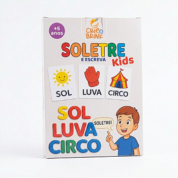Brinquedo Didático Soletre e Escreva Infantil Criança Bebe