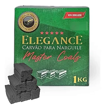 Carvão Narguilé Elegance Master Coals (unidade)