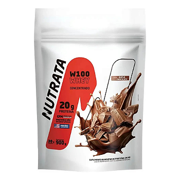 Whey Protein Concentrado Nutrata W100 Refil 900g