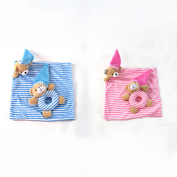 Naninha Pelúcia Para Bebê Com Chocalho Urso Love