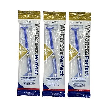 Clareador Dental Caseiro Whiteness Perfect 22% - 3 Seringas