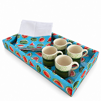 KIT CAFÉ MELÂNCIA - COM XÍCARAS E PANO DE COPA | 6 PEÇAS
