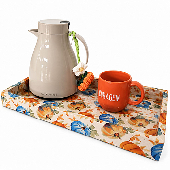 KIT CAFÉ ABÓBORAS - COM GARRAFA TÉRMICA E CANECA | 4 PEÇAS