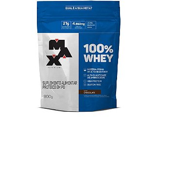 100% WHEY REFIL SABOR CHOCOLATE 900G