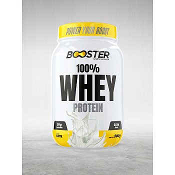 BOOSTER - 100% WHEY - 900g - LEITE