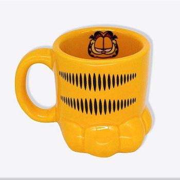 CANECA FORMATO 3D 350ML PATA GARFIELD