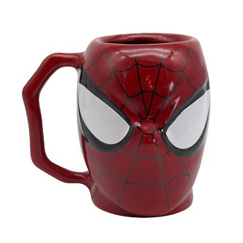 CANECA FORMATO 3D 400ML SPIDER MAN
