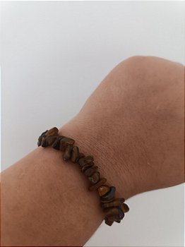 Pulseira de Olho de Tigre - Proteção, Coragem, Força, Confiança, Determinação e Equilíbrio
