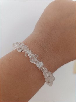 Pulseira de Quartzo Cristal – Clareza, Equilíbrio e Energia