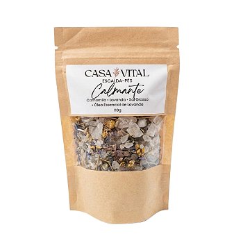 Escalda Pés Calmante 110g | Casa Vital