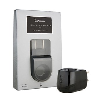 Difusor Aromarizador Elétrico Via Aroma Standart Preto