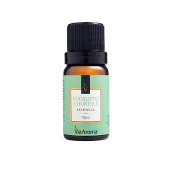 Essência Via Aroma 10Ml Classica Eucalipto e Hortelã