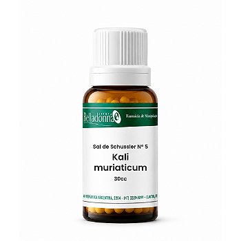 Sal de Schussler Nº 5 - Kali muriaticum - 30cc