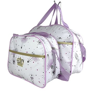 Kit Mala Bolsa Maternidade 2 Peças Vies - Bailarina