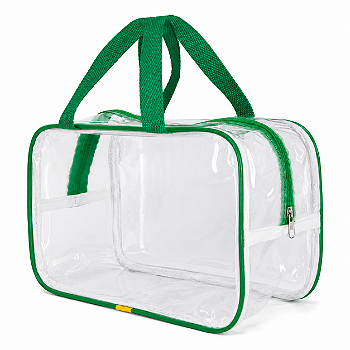 Bolsa Necessaire Transparente Feminina Organizadora Verde