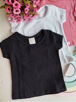 BLUSA HAVE FUN BASICA MANGA CURTA PRETA 28271
