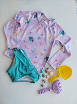 CONJUNTO HAVE FUN LILAS PROTEÇÃO UV 30601