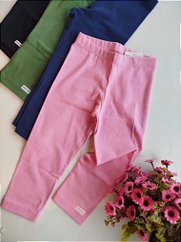 CALCA HAVE FUN LEGGING BASICA COTTON ROSA 28273