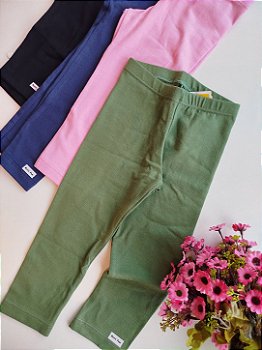 CALCA HAVE FUN LEGGING BASICA COTTON VERDE 28273