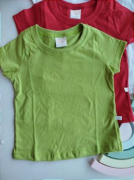 BLUSA HAVE FUN BABY LOOK BASICA VERDE KIWI 28269