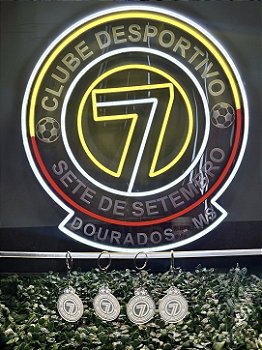 Chaveiro Prateado Personalizado