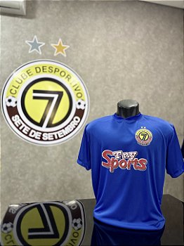 Camiseta Azul Treino