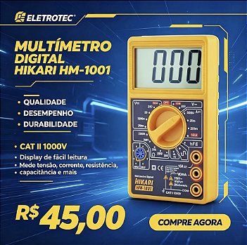 MULTIMETRO DIGITAL HM-1001