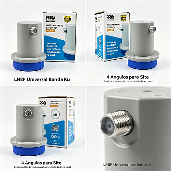 KIT 25UNID LNB CAIXA FECHADA PROL ELETRONIC