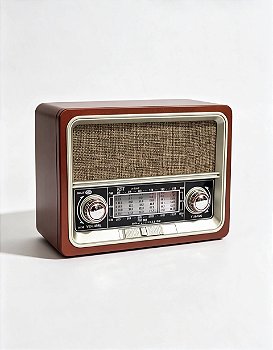 RADIO RETRO AM/FM/USB/AUX/PAINEL SOLAR REF K103S