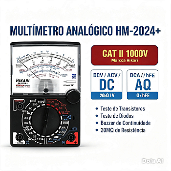 MULTIMETRO ANALOGICO HM-202A+