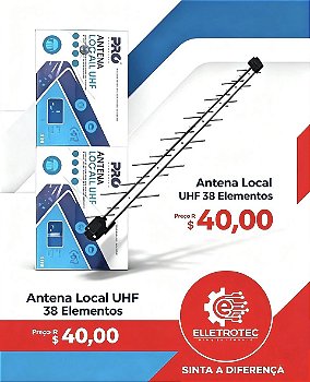 Antena Uhf 38 Elementos