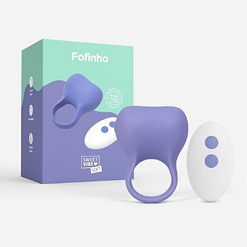 Anel Vibratório com controle Recarregável Sweet Vibe Fofinho