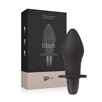 Cápsula Vibratória Mult. Recarregável Go Vibe Black