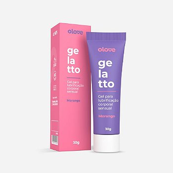 Gel Lubrificante Beijável Olove Gelatto