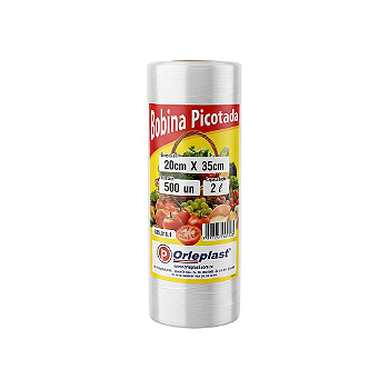 Bobina Picotada 1L 16x30cm C/500 | Orleplast