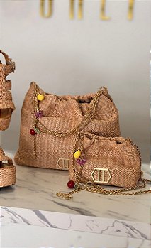 BOLSA AREZZO PALHA PQN- V27 PL BOLSA