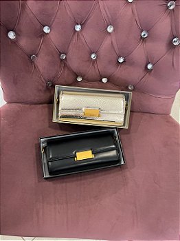 BOLSA SL PEQUENA METALIZADA ALÇA TRANSVERSAL - V27 DOURADO B