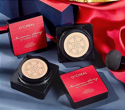 Base de almofada de ar coreana-corretivo hidratante natural leve clareamento controle de óleo base de maquiagem de longa duração feminina