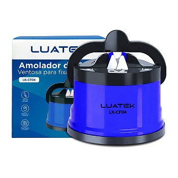 Amolador Afiador de Facas Manual Luatek com Ventosa