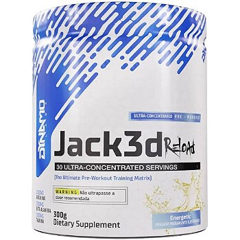 Pré Treino Jack3d Reload 300g Dynamo Labz Energético + Galão 1 Litro