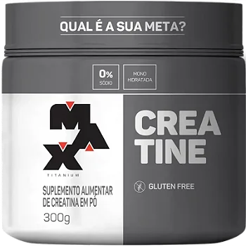 Creatina 300g Max Titanium Suplemento em Pó