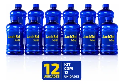 Kit 10 galões 1 Litro Jack 3d