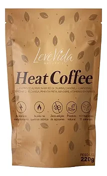Heat Coffee 220g Café Funcional Leve Vida